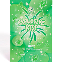 Sucre pétillant pour sexe oral menthe, sachet 9 g — Explosive Kiss — vue 3