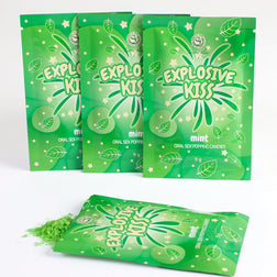 Sucre pétillant pour sexe oral menthe, sachet 9 g — Explosive Kiss — vue 4