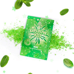 Sucre pétillant pour sexe oral menthe, sachet 9 g — Explosive Kiss — vue 2