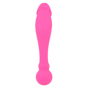 Gode double silicone 18 cm — vue détaillée