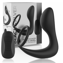 Masseur prostatique vibrant avec cockring télécommandé pour homme