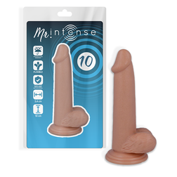Realistic dildo 18 cm x Ø 3,4 cm with suction cup — No. 10 — product view