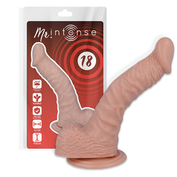 Realistic Dildo 19,8 cm × Ø 3,2 cm with Suction Cup — No.18 — product view