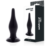 Plug anal silicone noir 14,5 cm Ø 4 cm — format large · Addicted Toys · Plugs