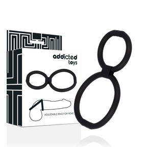 Double cockring réglable en 8 — Addicted Toys · Addicted Toys · Cockrings silicone