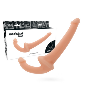 Gode double sans harnais 18 cm — Strapless · Addicted Toys · Godes