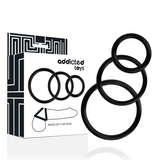 Set 3 cockrings extensibles — Potenz · Addicted Toys · Cockrings