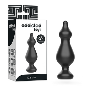 Plug double bulbe silicone 13,6 cm — Large · Addicted Toys · Plugs