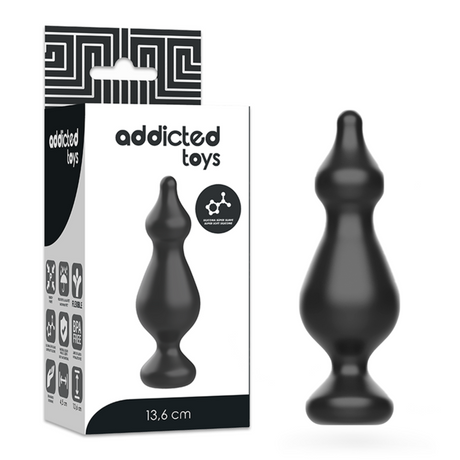 Plug double bulbe silicone 13,6 cm — Large · Addicted Toys · Plugs