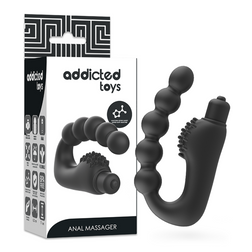 Silicone Vibrating Prostate Massager with 5 Beads