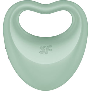 Cockring vibrant 2-en-1 — gros plan