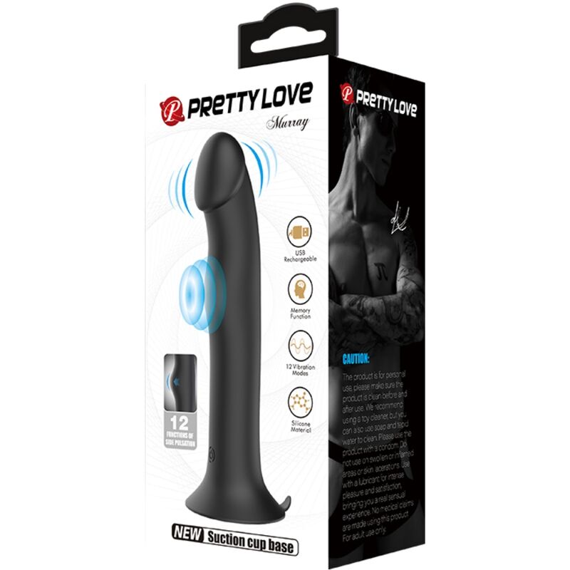PRETTY LOVE VIBRATEUR ET SUCCION CLITORISE MURRAY BLACK