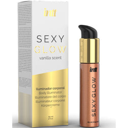 Illuminateur corporel paillettes dorées vanille 60 ml — Sexy Glow