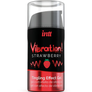 INTT PUISSANT STIMULANT INTIME GEL VIBRANT LIQUIDE FRAISE 15 ML