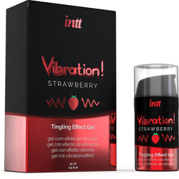 Gel stimulant Vibration! fraise 15 ml — vue 2