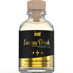 Gel de massage chauffant comestible boisson énergisante 30 ml