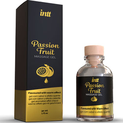 Gel de massage chauffant comestible fruit de la passion 30 ml