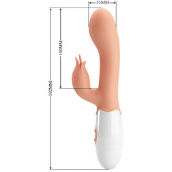 Vibrateur double stimulation 30 modes avec stimulateur frein — Bloody Mary