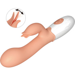 Vibrateur double stimulation 30 modes avec stimulateur frein — Bloody Mary