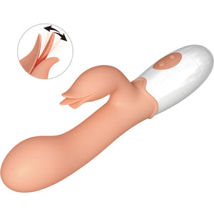 Vibrateur double stimulation 30 modes avec stimulateur frein — vue détaillée