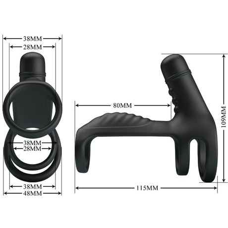 PRETTY LOVE MANCHON DEXTENSION EN SILICONE SOUPLE ELASTIQUE