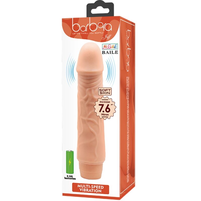 BAILE VIBRATEUR REALISTE BARBARA 20 CM