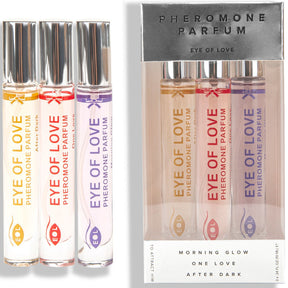 EYE OF LOVE PARFUM EOL PHR 10 ML SET 3 MORNING GLOW ONE LOVE AFTER DARK