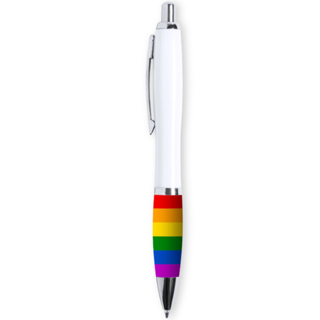 PRIDE BIROS DRAPEAU LGBT BLANCS