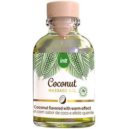 Gel de massage chauffant comestible noix de coco vegan 30 ml
