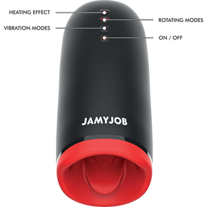 JAMYJOB MASTURBATEUR CHAUFFANT ET ROTATION SPIN X
