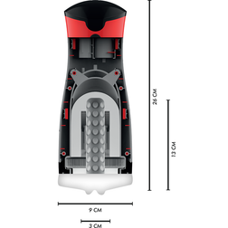 Cross-section of Automatic Suction and Vibration Masturbator — Dameron