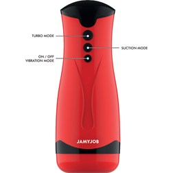 Control buttons on Automatic Suction and Vibration Masturbator — Dameron