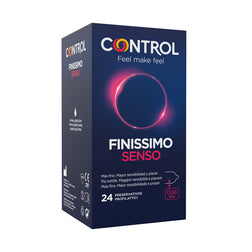 Préservatifs ultra-fins forme anatomique 24 unités — Control Adapta vu de face