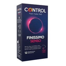 Préservatifs latex aminci forme anatomique 12 unités — Control Adapta Senso vu de face