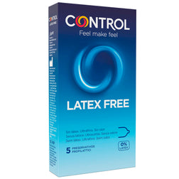Boîte de 5 préservatifs sans latex Control Free — vue produit principale