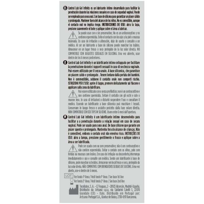 Lubrifiant silicone longue durée 75 ml — emballage