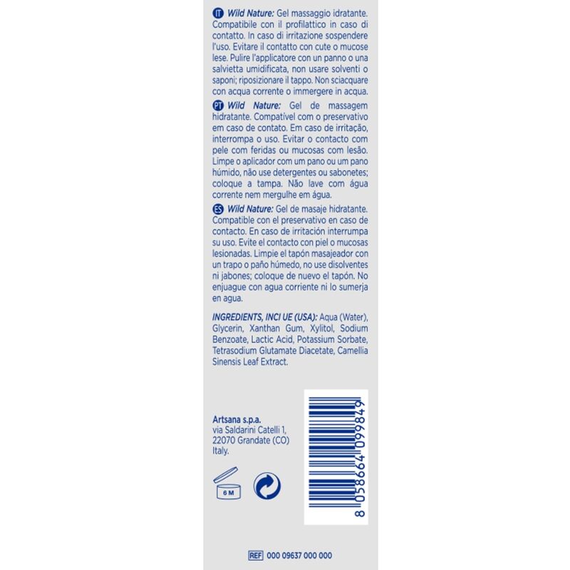 CONTROL GEL DE MASSAGE NATURE SAUVAGE 3 EN 1 200 ML