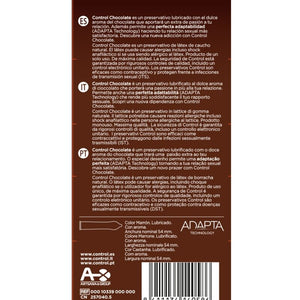 Préservatifs arôme chocolat × 12 — emballage