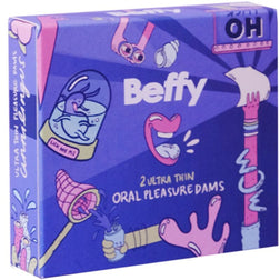 Asha Beffy Natural Latex Oral Dams — Pack of 2