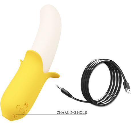 Vibrateur va-et-vient 7 modes silicone — en situation