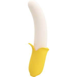 Banana Geek 7-Mode Thrusting Silicone Vibrator — side view