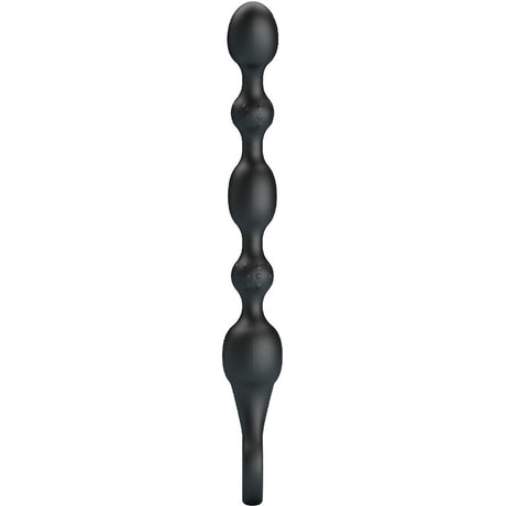 Chapelet anal modèle Van en Silicone noir pour le plaisir intime