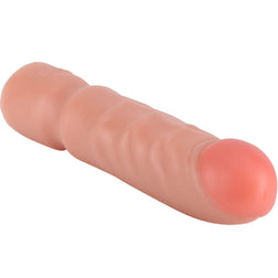 Realistic XL veined Big Boy dildo, 30 cm, in flesh PVC with a flat suction-cup base