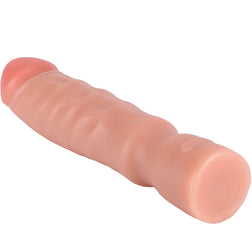 Realistic XL veined Big Boy dildo, 30 cm, in flesh PVC with a flat suction-cup base