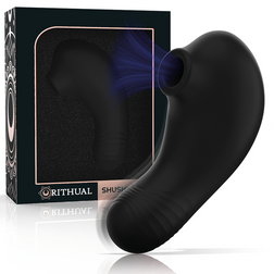 Rithual STIMULATEUR DE CLITORIS DE POCHE SHUSHU PRO 2 MOTEURS JET PUISSANTS vu de face