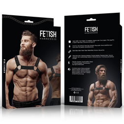 FETISH SUBMISSIVE ATTITUDE HARNAIS DE SPORT REGLABLE EN NEOPRENE POUR HOMMES