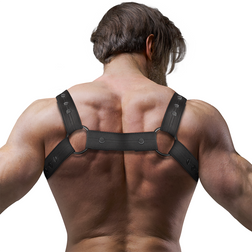 FETISH SUBMISSIVE ATTITUDE HARNAIS DE SPORT REGLABLE EN NEOPRENE POUR HOMMES