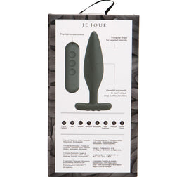 JE JOUE VIBRATEUR ANAL EGON PLUG NOIR