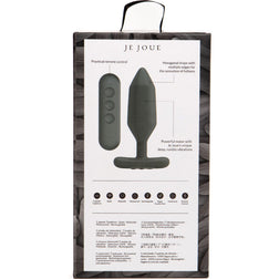 JE JOUE VIBRATEUR PLUG ANAL ONYX NOIR