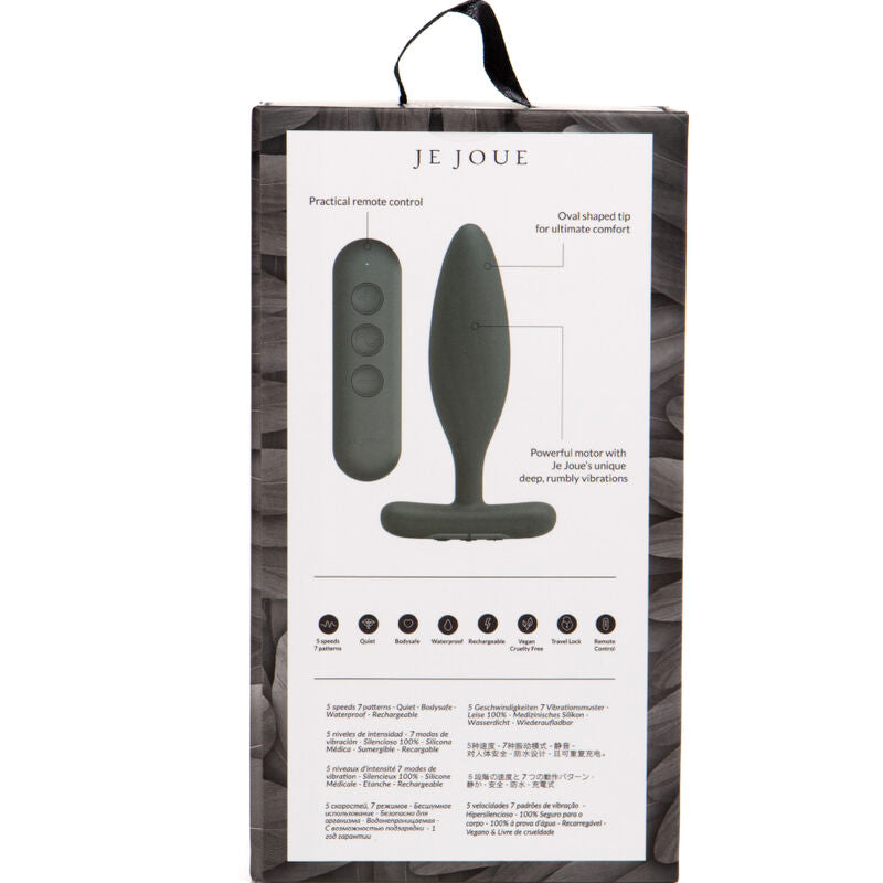 JE JOUE VIBRATEUR VESTA PLUG ANAL NOIR